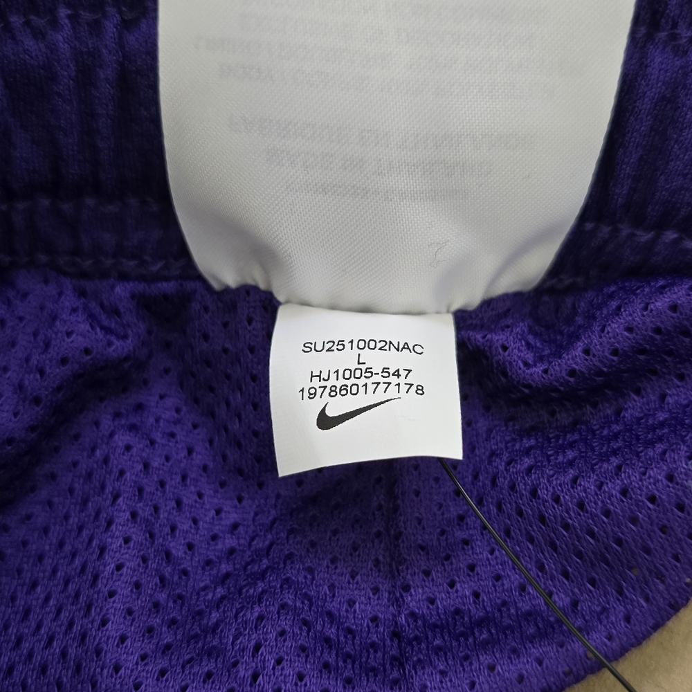 Nike Kobe Bryant Lakers Purple Dri Fit Basketball Shorts Youth Size Large - Picture 6 of 6